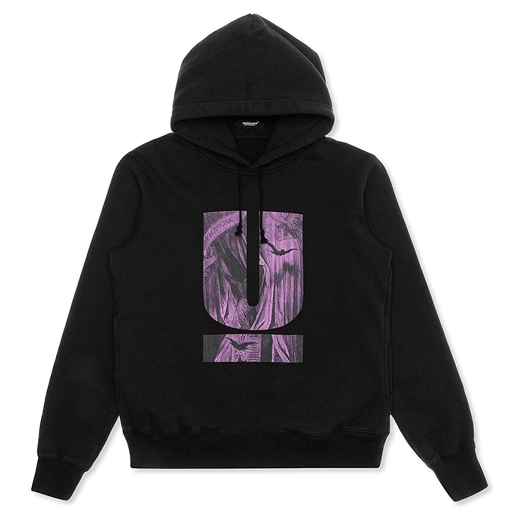 Parka U Hoodie - Black/Purple