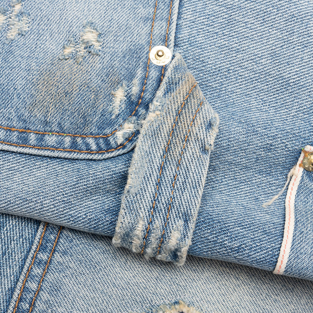 Mason Double-Knee Selvage Denim Trouser - Indigo