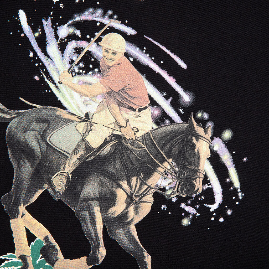 BB Space Polo S/S Tee - Black