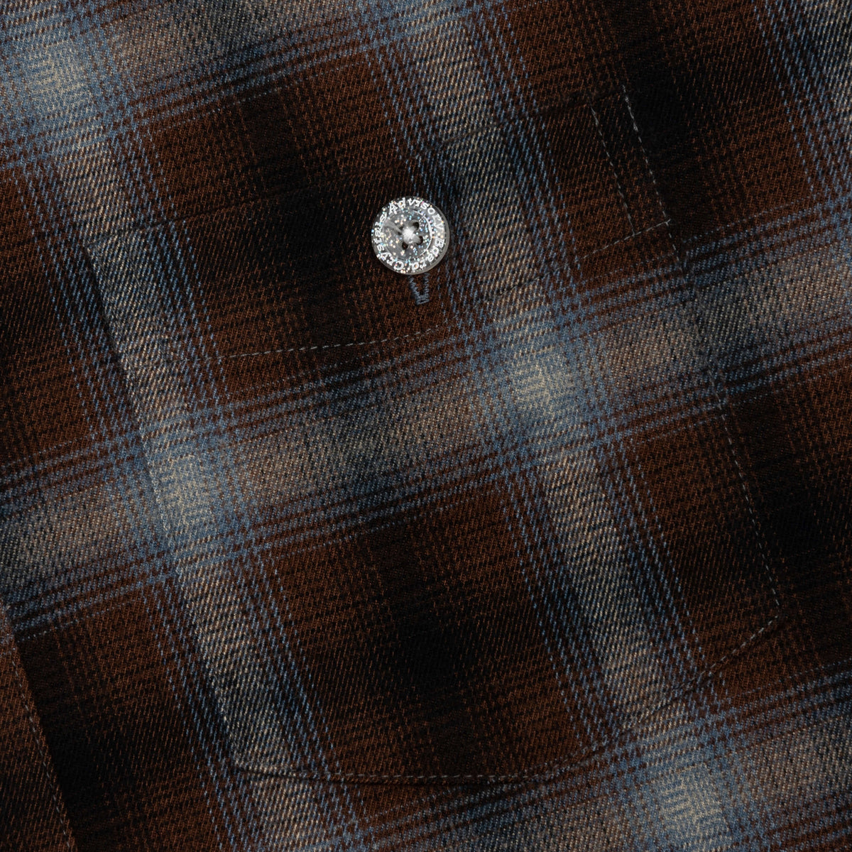 Abc. Flannel Plaid Puffer Quilted Jacket - Blue